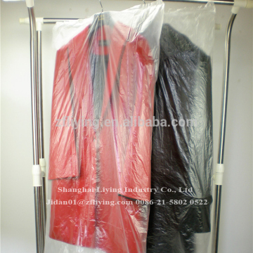 High-quality poly bag for protecting garments, Clear, Unprinted