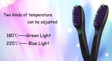 Hair Straightening Comb Mini Use