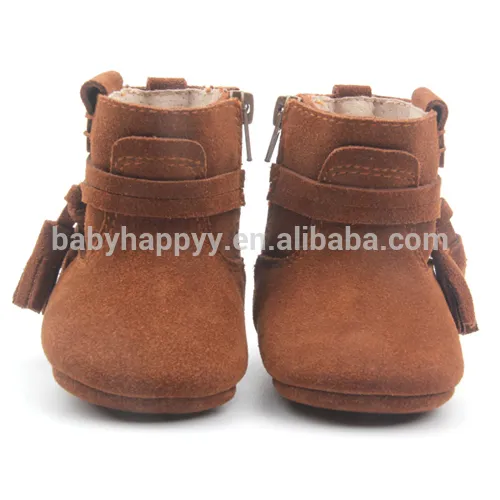 Unisex boys girls shoes footwear kids winter boots leather boots