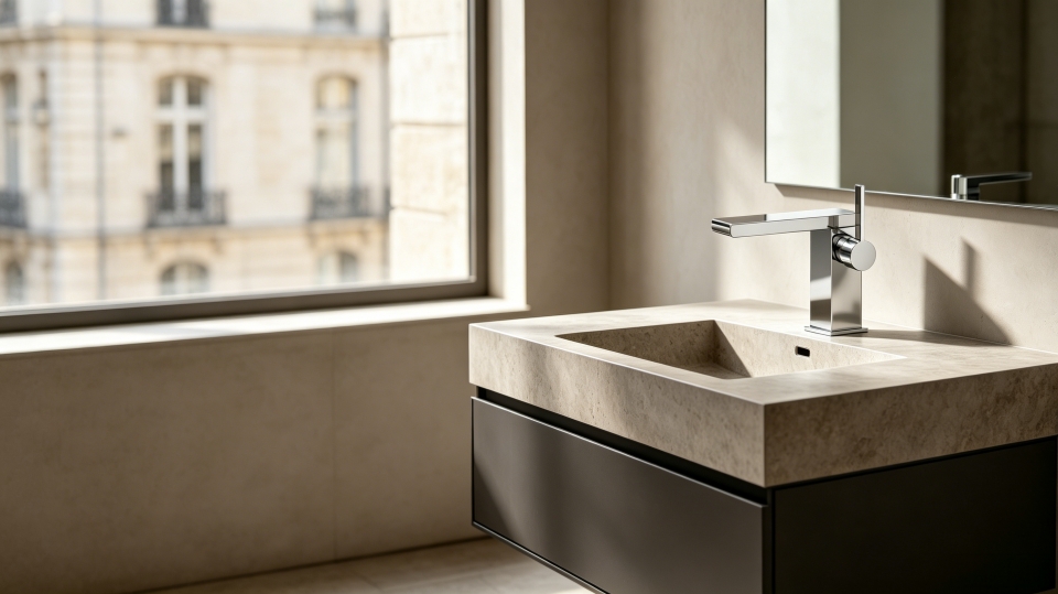square basin mixers-KINEN
