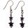 Hematite Earring with 925 silver hook