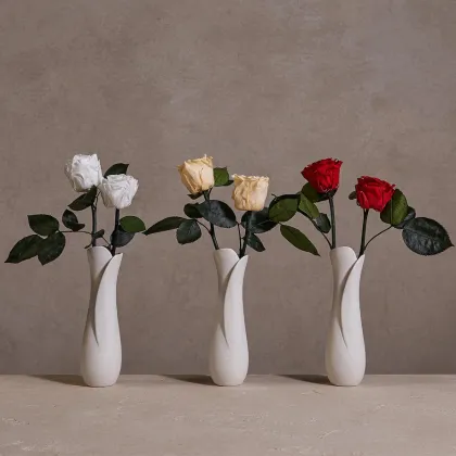 Wholesale Venus Infinity Flower in Vase - Eternal Forever Et Fleur Home Decoration