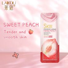 LAIKOU Portable Peach Body Scrub Cream Face Scrub Cleansing Whitening Go Cutin Dead Skin Treatment Acne Moisturizing Body Care