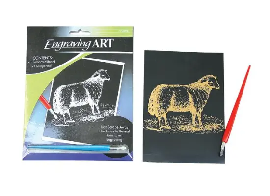 Engraving Scratch Art