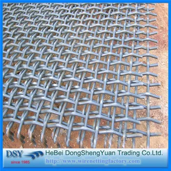 Hot-Galvanized Decorative Crimped Wire Mesh