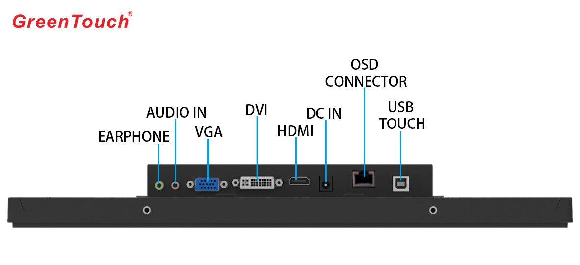GreenTouch 10.1-55 Inches Touch Screen Monitor Industrial Monitors China  Manufacturer
