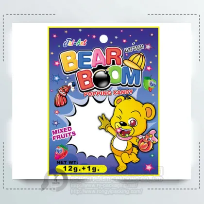 3 Side Sealing Milky PE Candy Bag