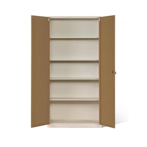 Narrow Frame 2 door Metal Cabinet with Shelves