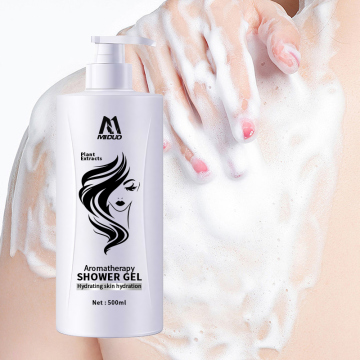 MIDUO Source Factory OEM All Natural Skin Whitening Body Wash Shower Gel, 500ML Aromatherapy Foam