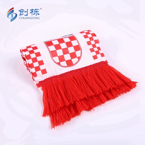 High quality custom made football fan scarf