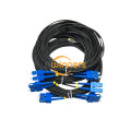 2F SC-SC SM Armored TPU Patch Cords blindados para exteriores