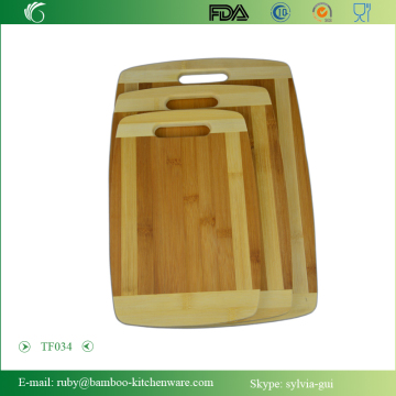 TF034/ Bamboo Wooden Chopping Board Mix Set / Attractive Flatware Organic Set