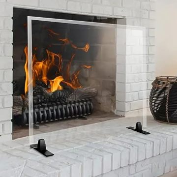 Factory Direct Fireplace Glass Ceramic Heat-Resistant Door Panels
