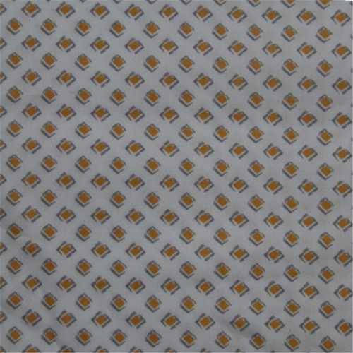 Printed Cotton Poplin Fabric With Small Diamond Check