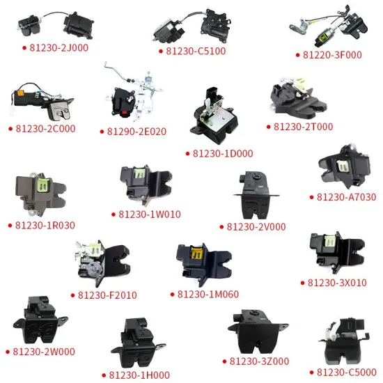 Hot Sale Tailgate Lock Actuators: Compatible Models for Hyundai Tucson, Elantra, Veloster, Kia Rio, Sportage, Sorento, and Car Trunk Locks