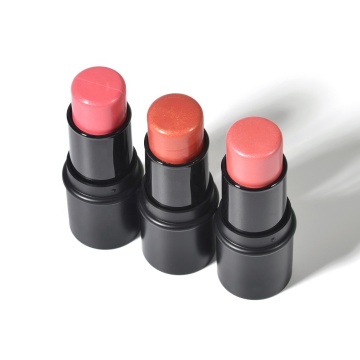 Vegan yüksek pigment allık sopası - yüz için 3 renkli özel etiket makyajı