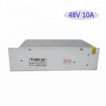 48V 10A 480W LED Switching Power Supply SMPS - S-480-48