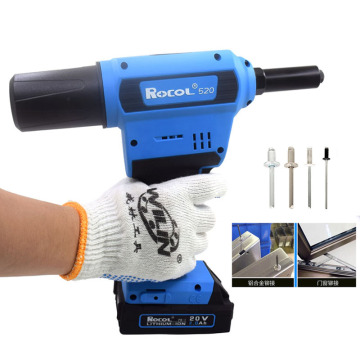 Automatic Electric Rivet Gun for Power Riveting - 1/4" Capacity