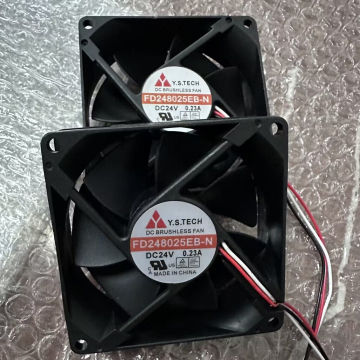 FD248025EB-N 24V 0.23A 3-wire DC24V 80x25 Cooling Fan - In Stock