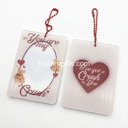 Acrylic Photo Keychain Instax Acrylic Photo Card Keychain