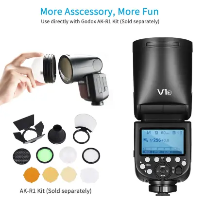 Godox V1 V1C/N/S TTL HSS Speedlite Flash for Canon, Nikon, Sony, Olympus, Panasonic, and Fujifilm Cameras