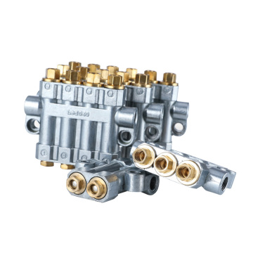 Sistema di lubrificazione della macchina CNC personalizzata: 2/3/4/5ways Volumetric Grease/Oil Piston Distributore Valore collettore Blocco collettore