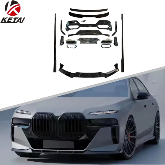 Front Rear Bumper Auto Body Kit for G70 7 Series Sport Upgraded M760 Black Knight Aerokit