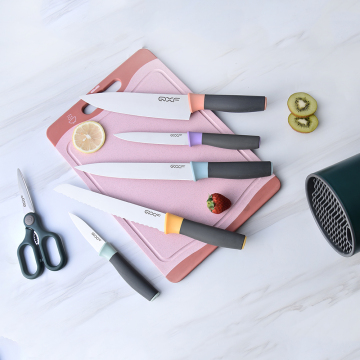 New Plastic Handle Professional 7-Piece Kitchen Chef Knife Set
