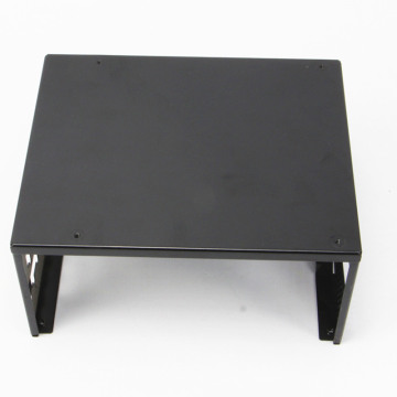 Black Coated Sheet Metal Stamping Produced Parts