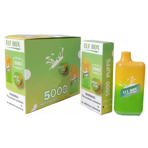 Disposable Vape ELF Box 5000 Puffs