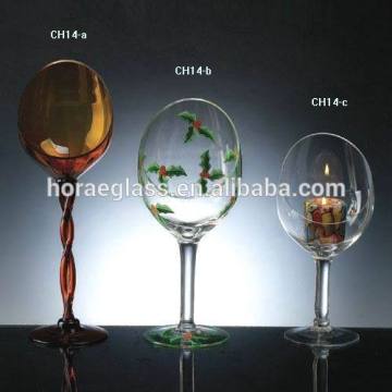 New Glass Candle Holder Set of 3 for Wedding Decoration