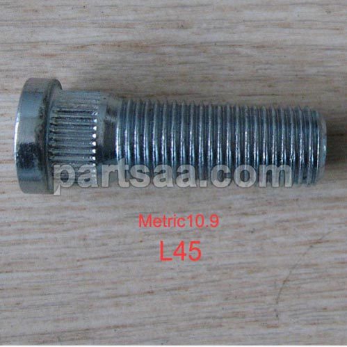 L45mm lengte knurled wiel studs