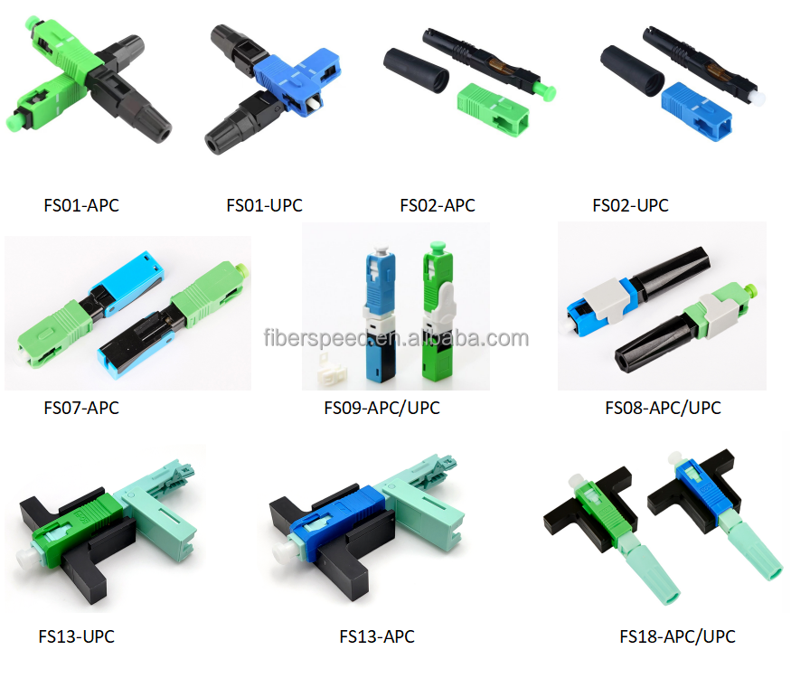 Sc Apc Fiber Fast Connector Ftth Monomodo, High Quality Sc Apc Fiber ...