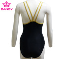 စျေးပေါအနက်ရောင်လက်ပြတ် leotards