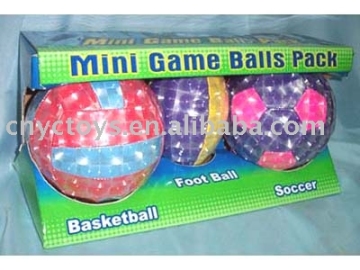 Mini Game Ball: Basketball,Football,Volleyball