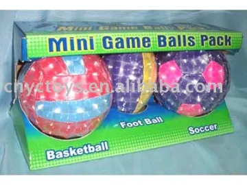 Mini Game Ball: Basketball,Football,Volleyball
