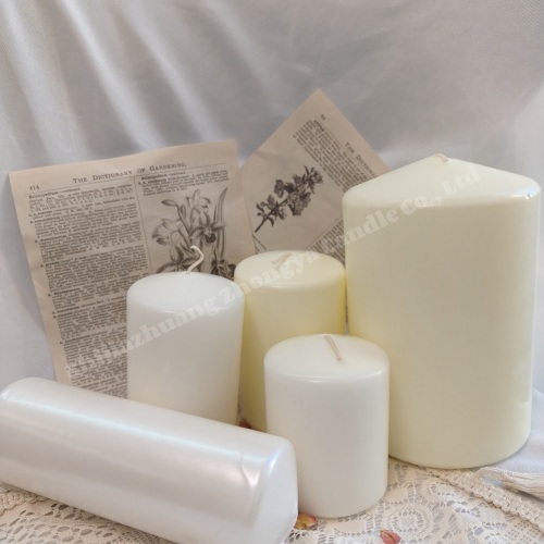 Eco-Friendly Pillar Candle Boxes Long Burning Colored