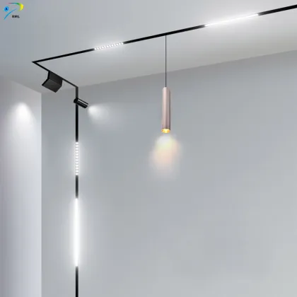 Aluminum Alloy Magnetic Track Lighting System - 20W/30W/40W COB Magnetic LED Track Light