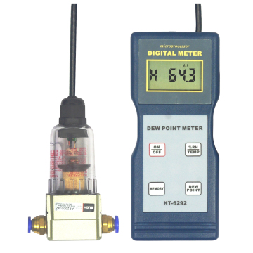 Landtek HT-6292 Medidor de ponto de orvalho portátil para análise de ar comprimido
