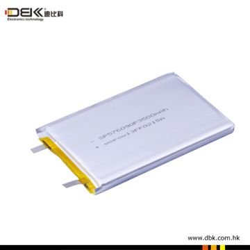 Lithium Polymer Battery 3.7V 3800mAh (576090)