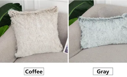 Rectangle Sofa Double Plush Bed Pillow