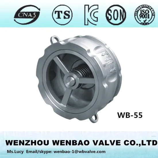 WB-55 Wafer check valve, lift check valve, check valve stainless steel 316