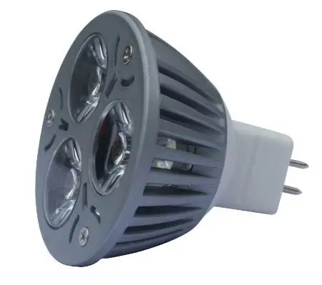 3w Ip20 Mr16 3w Led Spot Light Fixtures, 270lm Led Spot Light Bulb For Museum, 4000-4500k