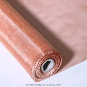 99999 Pure Copper Woven Wire Mesh Screen Fabric