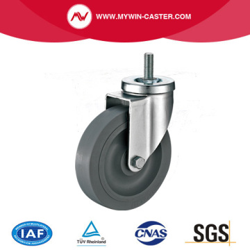 American Medium-Light Duty Nić rdzeń obrotowy Grey TPR Castor