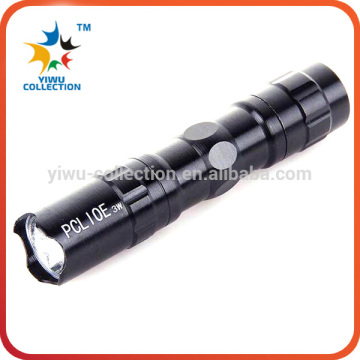 waterproof S7 rechargeable 3w 220lm colorful mini led flashlight torch with CE