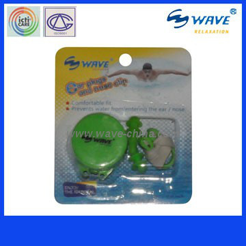 Waterproof Ear Plugs & Nose Clip
