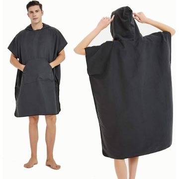 Surf Poncho pour la robe de serviette des adultes