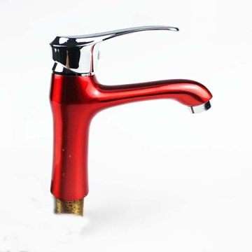 Red Chrome Plated Ceramic Cartridge Basin Faucet: A Novel Cold Water Solution