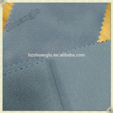 zhejiang textile factory 100% polyester apparel velvet fabric one side brushed